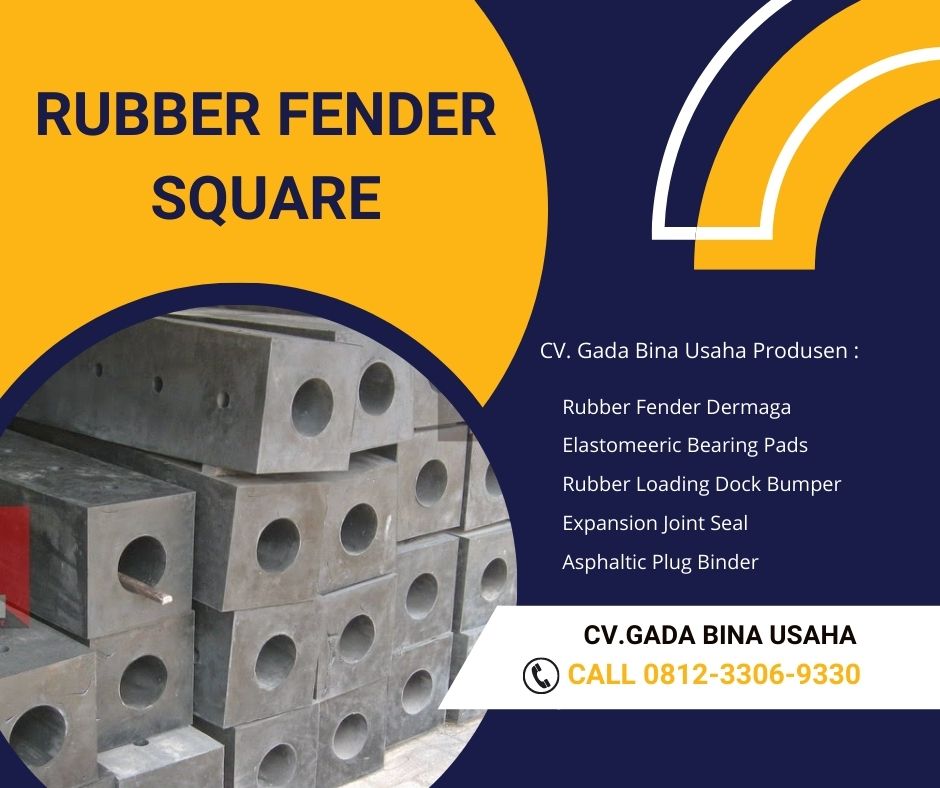 Distributor Rubber Fender Tipe Square Gorontalo